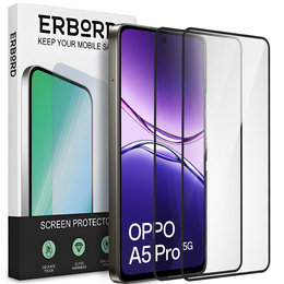 2x Szkło Hartowane ERBORD 3D do Oppo A5 Pro 5G – ochrona całego ekranu