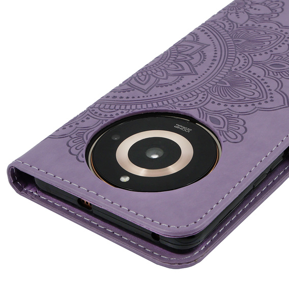 Etui z klapką do Realme 11 Pro 5G / Pro+ 5G, Mandala, fioletowe