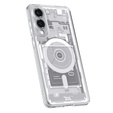 Etui Spigen do Samsung Galaxy S25 Edge,  MagSafe Ultra Hybrid, Zero One, białe + Szkło Hartowane 9H