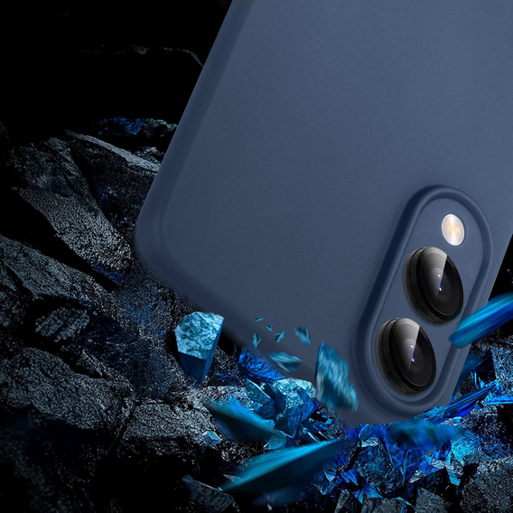 Etui Matt TPU do Samsung Galaxy S25 Edge, pokrowiec ochronny – niebieski
