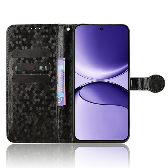 Etui z klapką Wallet Rhombus do Xiaomi Poco F7 5G