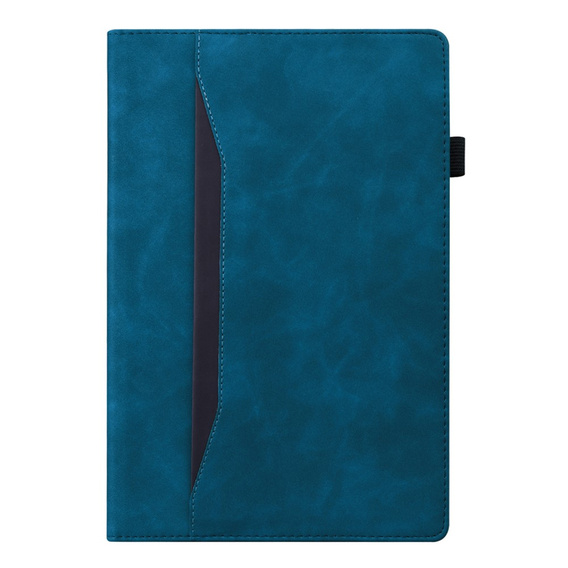 Etui do Samsung Galaxy Tab A8 10.5 SM-X200 SM-X205, Classic, z miejscem na rysik, niebieskie