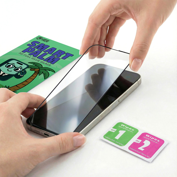 Szkło hartowane 5D Full Glue Smart Palm do iPhone Air