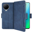 Etui z klapką do Infinix Note 12 2023, Card Slot, niebieskie