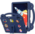Etui do iPad 10.2" 2021/2020/2019 (9/8/7 gen.) / Air 10.5" 2019 (3 gen.) , Cute Patterns, z podstawką, Granatowe