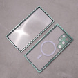 Etui Magnetic Dual Glass MagSafe do Samsung Galaxy S23 Ultra, zielone