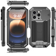 Etui do iPhone 16 Pro, R-JUST CamShield Slide, pancerne, czarne