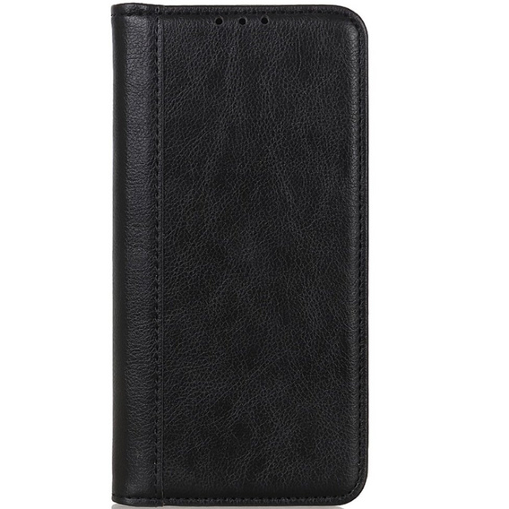 Etui do Samsung Galaxy S24+ Plus / S25+ Plus, Wallet Litchi Leather, czarne