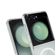 Etui do Samsung Galaxy Z Flip7 FE / Z Flip6, Fusion Hybrid, do MagSafe, przezroczyste