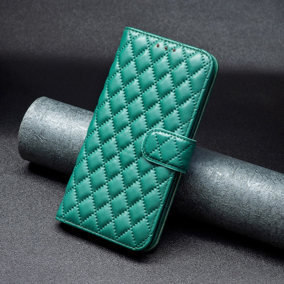 Etui z klapką do Motorola Edge 40 Neo, Wallet, BINFEN COLOR, zielone