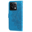 Etui z klapką do Xiaomi Redmi Note 13 Pro 5G, Mandala, niebieskie