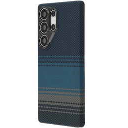 Etui do Samsung Galaxy S24 Ultra – magnetyczne Aramid Fiber, niebieskie