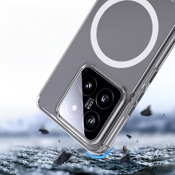 Etui do Xiaomi 14T Pro, Fusion Hybrid, do MagSafe, przezroczyste