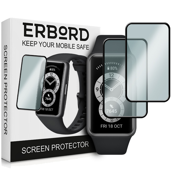 2x Szkło Hybrydowe ERBORD do Huawei Band 6