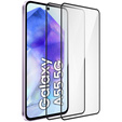 2x Szkło Hartowane ERBORD 3D do Samsung Galaxy A55 5G – ochrona całego ekranu z zakrzywionymi krawędziami