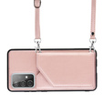 Etui Card Strap do Samsung Galaxy A52 / A52s - Rose Gold