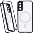 Etui Magnetic Dual Glass MagSafe do Samsung Galaxy S21+ Plus, czarne