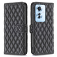 Etui z klapką do Oppo Reno 11F 5G, Wallet, BINFEN COLOR, czarne