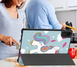 Etui z klapką do Xiaomi Redmi Pad 2 - jednorożec