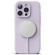 Etui Ringke do iPhone 16 Pro Max, Silicone MagSafe, fioletowe + Szkło Hartowane 9H