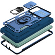 Etui pancerne do Samsung Galaxy S20 FE, CamShield Slide, niebieskie