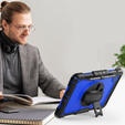 Etui pancerne do Lenovo Tab M11, ochronne 360 z miejscem na rysik, granatowe