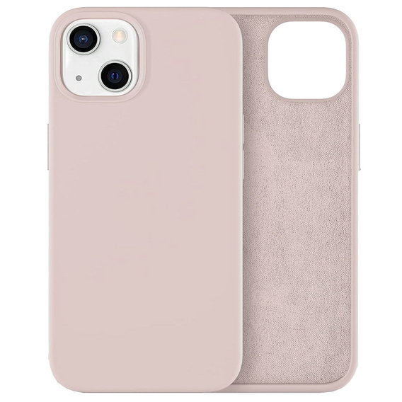 Etui ERBORD do iPhone 13, Silicone, Pink