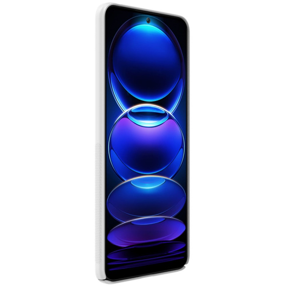 Etui NILLKIN do Xiaomi Redmi Note 12 5G / POCO X5 5G, Obudowa Super Frosted Shield Case, Białe