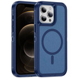 Etui z ramką do iPhone 12/12 Pro, do MagSafe, niebieskie