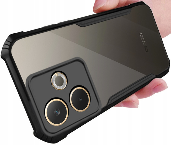 Etui do Oppo A5 Pro 5G, AntiDrop Hybrid, czarne