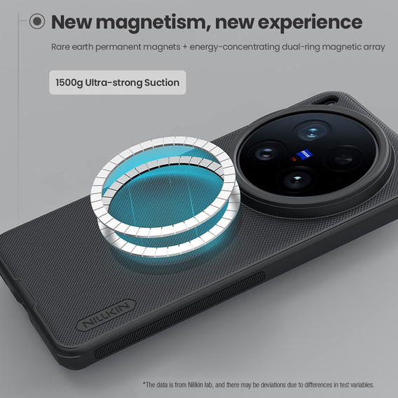 Etui Nillkin Frosted Shield Pro do Vivo X200 Ultra 5G – Magnetyczne, czarne