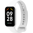 Pasek Silikonowy do Xiaomi Redmi Smart Band 2 / Xiaomi Smart Mi Band 8 Active, Biały