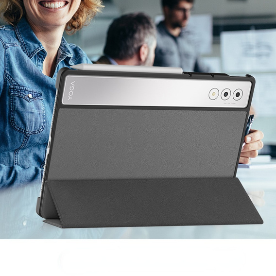 Etui do Lenovo Yoga Tab Plus 12,7", Smartcase, szare