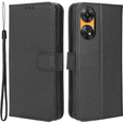 Etui z klapką do Oppo Reno8 T 4G, Wallet Smart Magnet, czarne