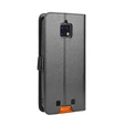 Etui z klapką do Oukitel WP6, Crazy Horse Wallet, czarne