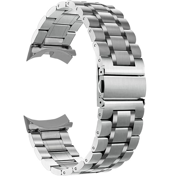 Pasek Bransoleta do Samsung Galaxy Watch 4/5/6 40/42/43/44/45/46/47mm, Srebrna