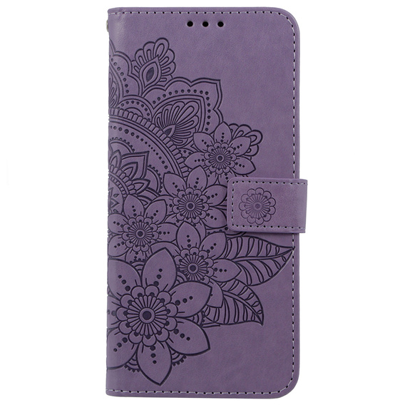 Etui z klapką do Realme 11 Pro 5G / Pro+ 5G, Mandala, fioletowe
