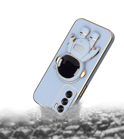 Etui do Oppo Reno 12, Astronaut, niebieskie