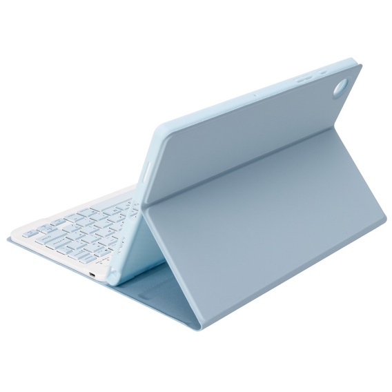 Etui z klawiaturą do Samsung Galaxy Tab A8 10.5 X200 / X205, niebieskie