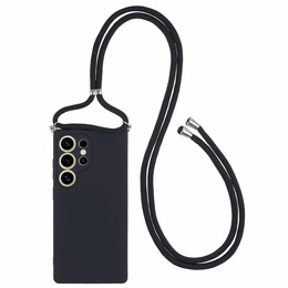 Etui  do Samsung Galaxy S25 Ultra z paskiem na ramię– czarne