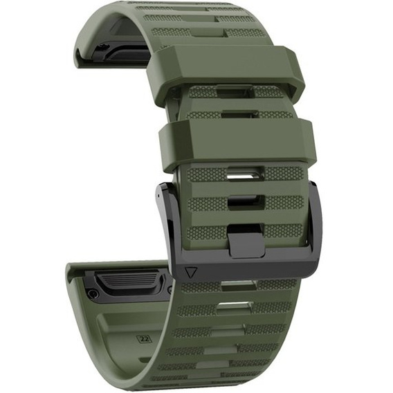 Pasek Silikonowy QuickFit do Garmin Fenix 26mm, Zielony
