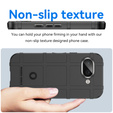 Etui do Google Pixel 9a – miękkie TPU z matową fakturą, czarne