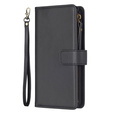 Etui z klapką do Xiaomi Redmi 13C / Poco C65, Wallet Zipper Pocket, czarne