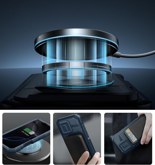 Etui pancerne Dexnor CamProtect z MagSafe do iPhone 16 Pro