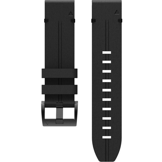 Skórzany Pasek Quickfit do Garmin 22mm, Czarny