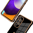 Etui do Samsung Galaxy A52/A52S, Electro heart, czarne