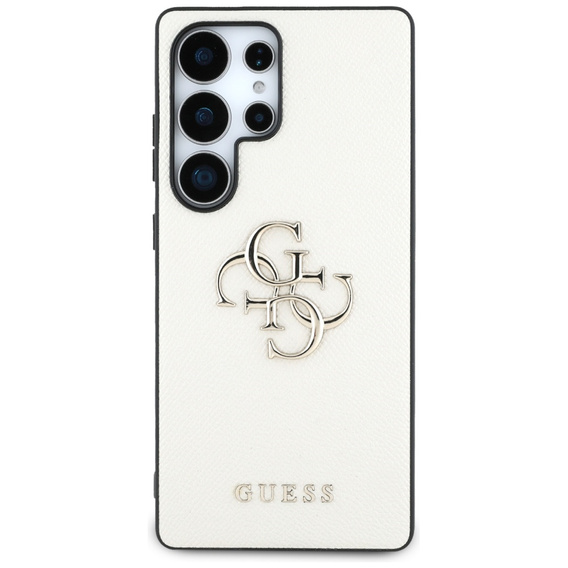 Etui GUESS do Samsung Galaxy S25 Ultra, Classic Logo, beżowe