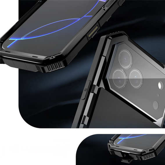 Etui pancerne z podstawką R-JUST do iPhone 17 Pro Max