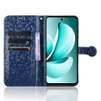 Etui Wallet Rhombus z klapką do Realme C71 – eleganckie i praktyczne, niebieskie