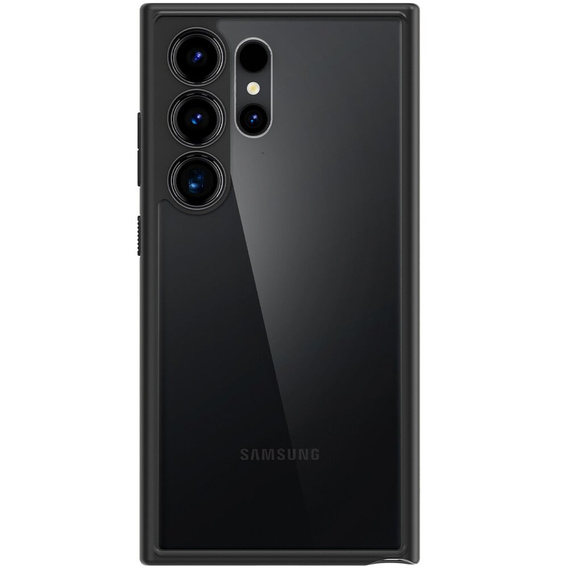 Etui Spigen do Samsung Galaxy S24 Ultra, Ultra Hybrid, przezroczyste czarne